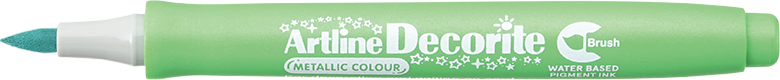 Artline Decorite Brush metallicgreen