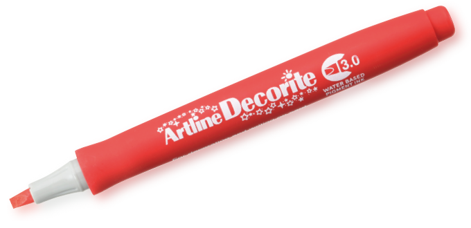 Artline Decorite 3.0 red