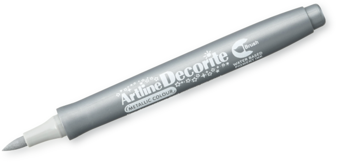Artline Decorite Brush silver