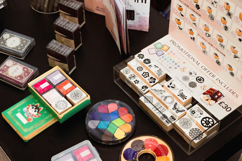 Journaling products, including IROMOYO and stamps.