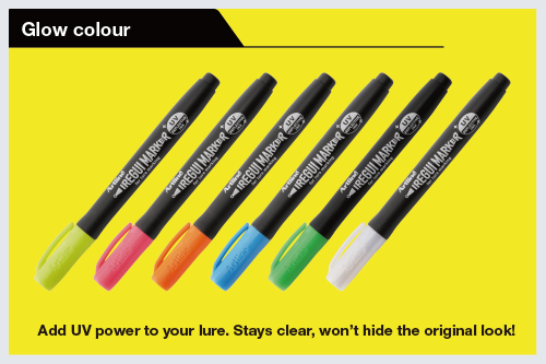 6markers of Artline IREGUI MARKER, Glow colour.