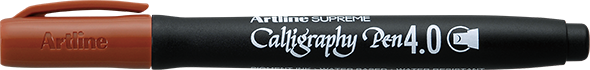 Artline SUPREME Calligraphy Pen (Flat style) 4.0