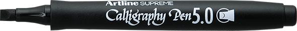 Artline SUPREME Calligraphy Pen (Flat style) 5.0