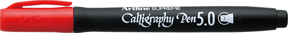 Artline SUPREME Calligraphy Pen (Flat style) 5.0