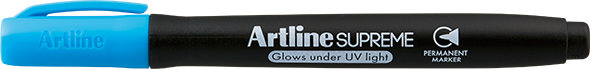 Artline SUPREME PERMANENT MARKER Glows under UV light