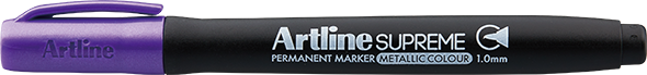 Artline SUPREME PERMANENT MARKER METALLIC COLOUR