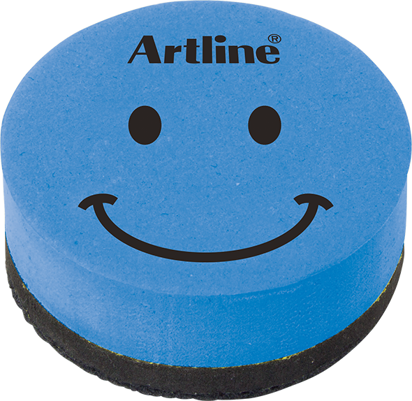 Artline Borrador magnético tipo cara sonriente