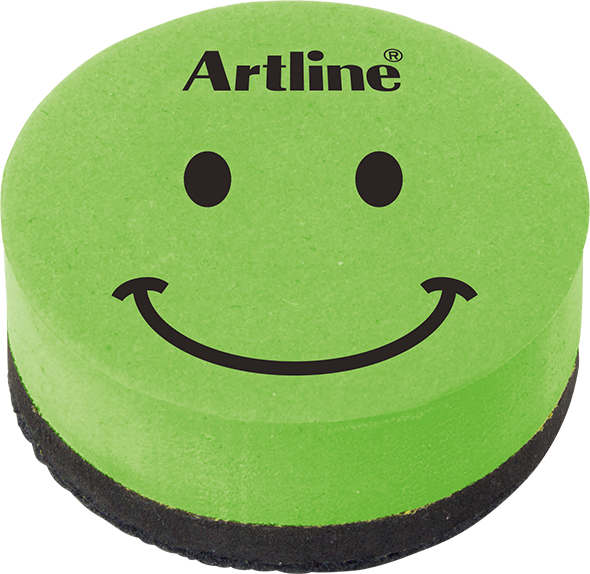 Artline Magnetic Eraser Smiley face type