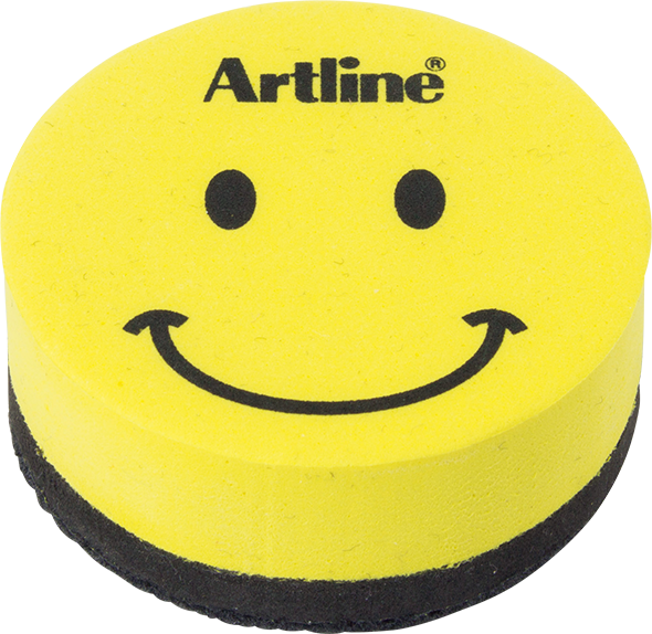 Artline Magnetic Eraser Smiley face type