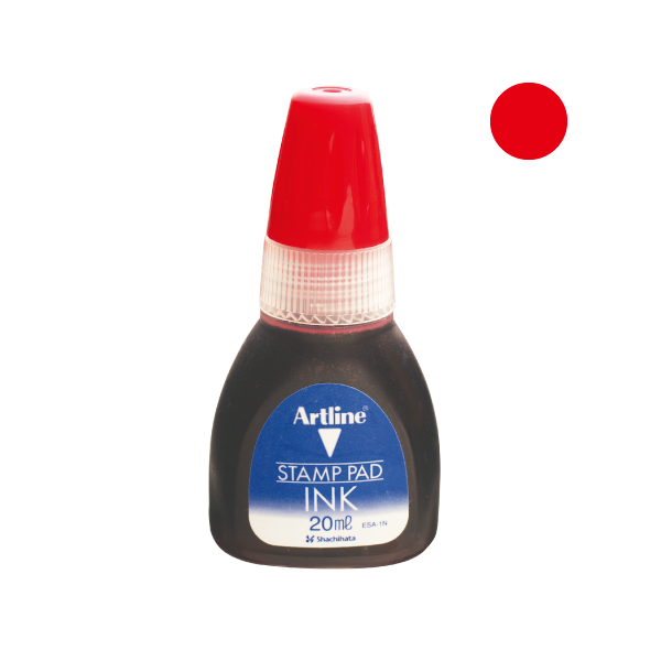 Artline Red Stamp Pad (Pack of 1) Red Ink Pad - Stamp Pads