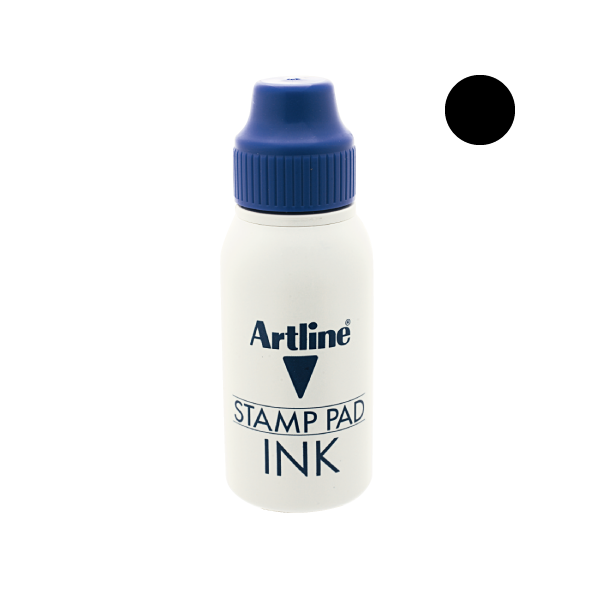 Artline Black Felt Fabric Inkpad, Stamp Pad, 3 x 4-1/2 with 50ml Bottle of  Ink