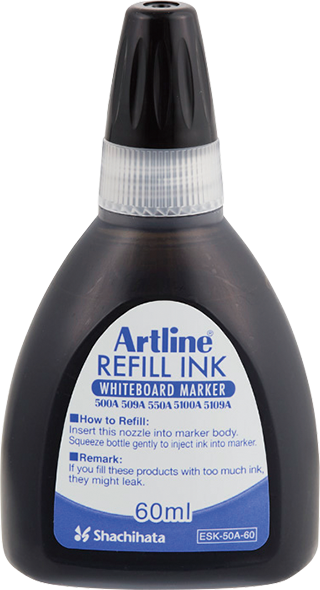 Artline REFILL INK FOR WHITEBOARD MARKERS (60ml.)