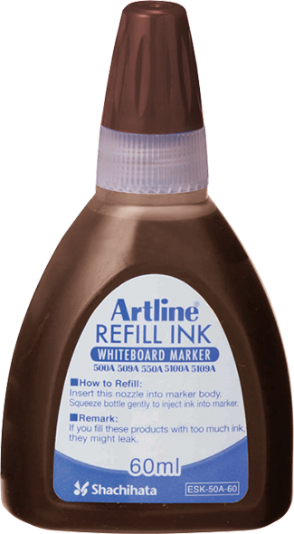 Artline REFILL INK FOR WHITEBOARD MARKERS (60ml.)