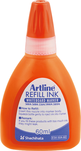 Artline TINTA DE RECAMBIO PARA ROTULADORES DE PIZARRA (60ml.)