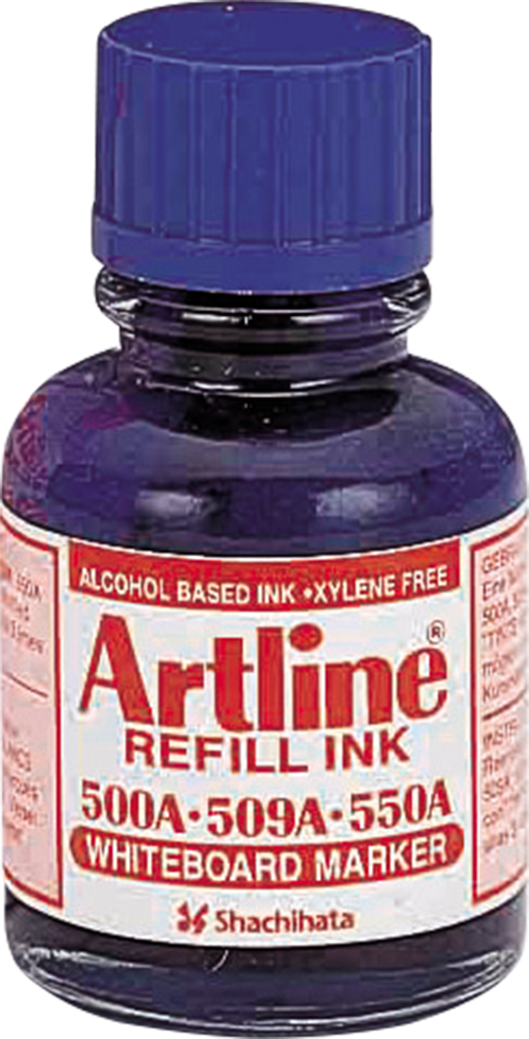 Artline TINTA DE RECAMBIO PARA ROTULADORES DE PIZARRA (20ml.)