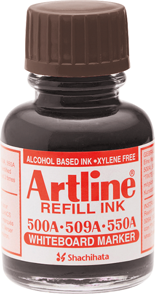 Artline TINTA DE RECAMBIO PARA ROTULADORES DE PIZARRA (20ml.)