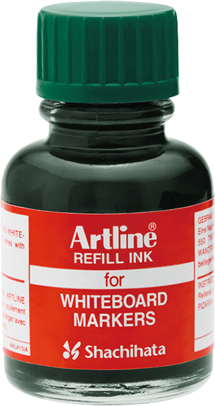 Artline TINTA DE RECAMBIO PARA ROTULADORES DE PIZARRA (20ml.)