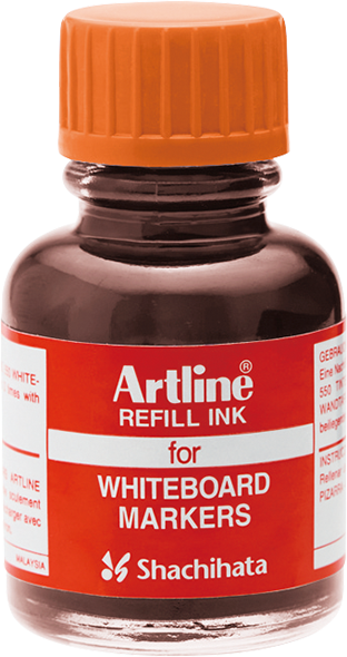 Artline TINTA DE RECAMBIO PARA ROTULADORES DE PIZARRA (20ml.)