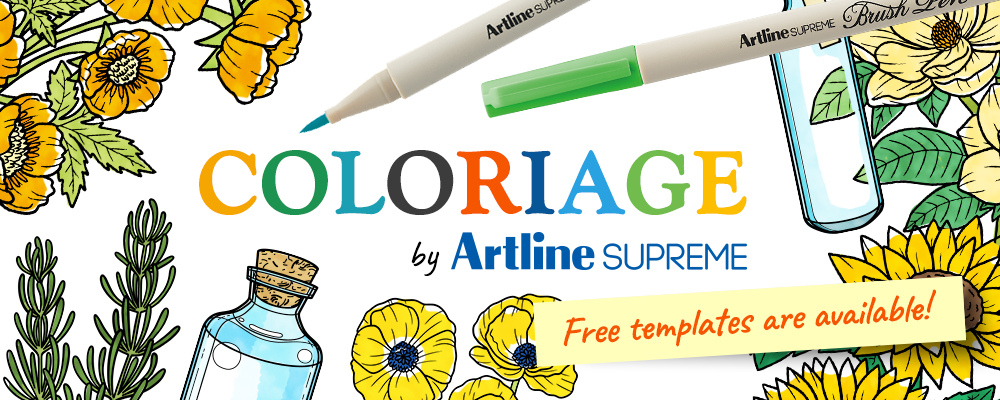 COLORIAGE by Artline SUPREME