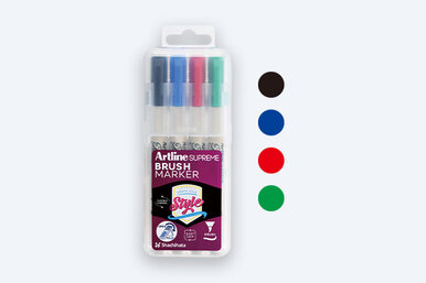 Artline brush deals marker