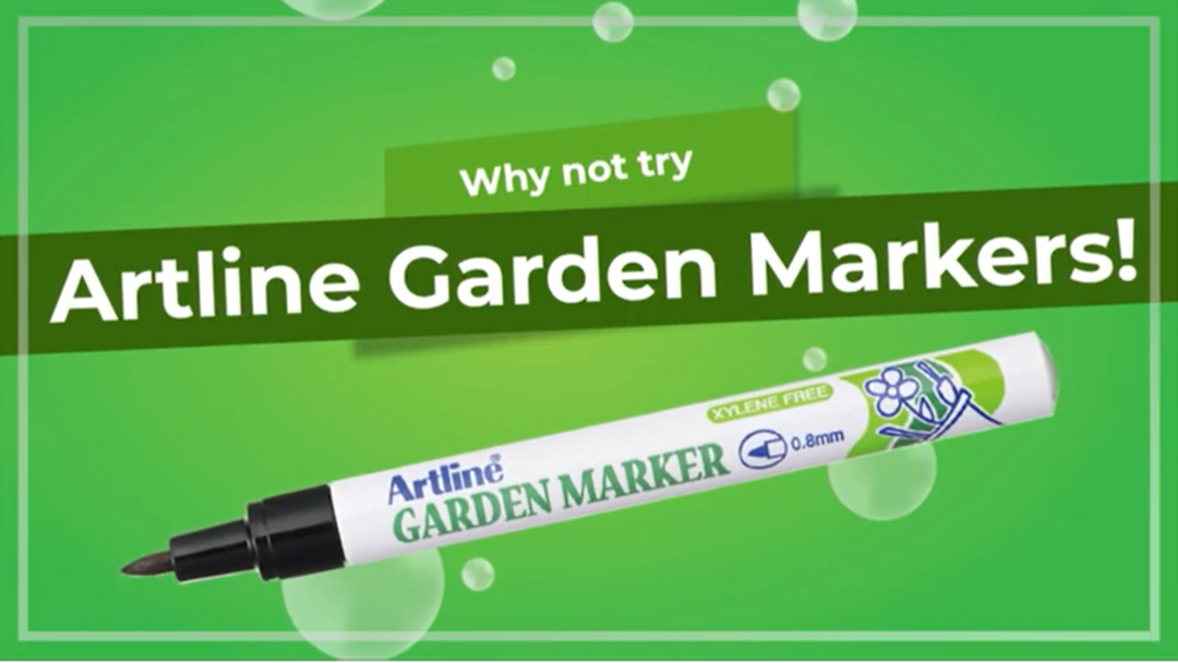 Artline Garden Permanent Marker Pen, EK-780, Marking Plant Labels, 0.8mm  Nib