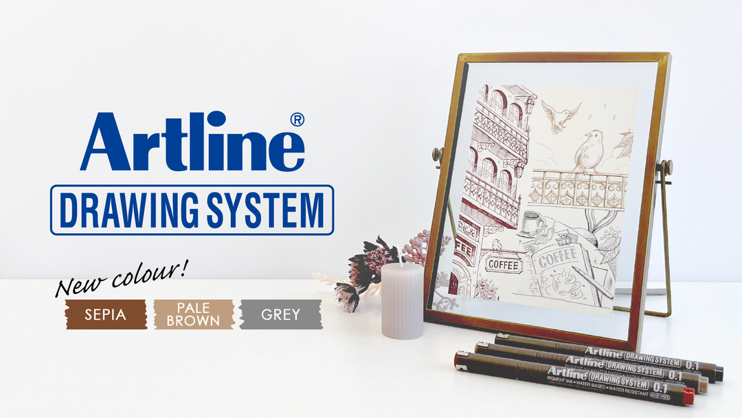 Artline DRAWING SYSTEM 3 new colours