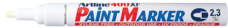 Artline400XF PAINTMARKER 2.3mm white