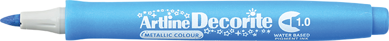 Artline Decorite 1.0 azul metálico