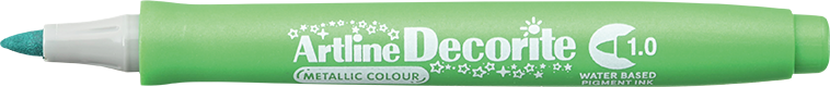 Artline Decorite 1.0 verde metalizado