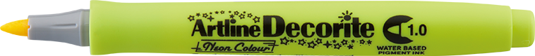 Artline Decorite 1.0 amarillo neón