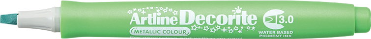 Artline Decorite 3.0 verde metalizado