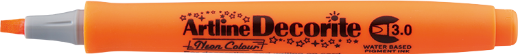 Artline Decorite 3.0 neonorange