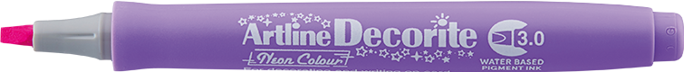 Artline Decorite 3.0 púrpura neón