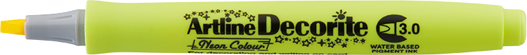 Artline Decorite 3.0 neonyellow