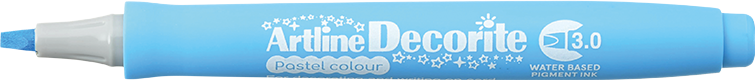 Artline Decorite 3.0 azul pastel