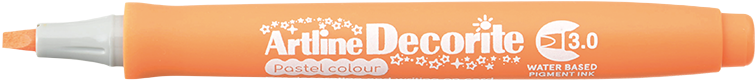 Artline Decorite 3.0 naranja pastel