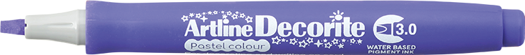 Artline Decorite 3.0 púrpura pastel