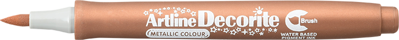 Artline Decorite Brush bronce