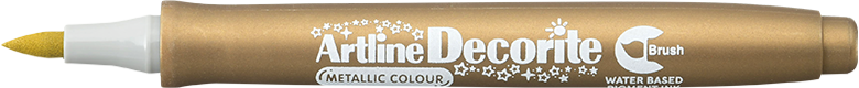 Artline Decorite Brush gold