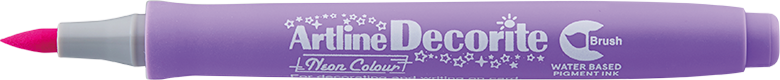 Artline Decorite Brush neón púrpura