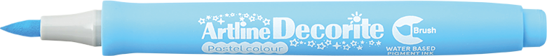 Artline Decorite Brush pastelblue