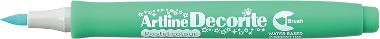 Artline Decorite Pincel verde pastel