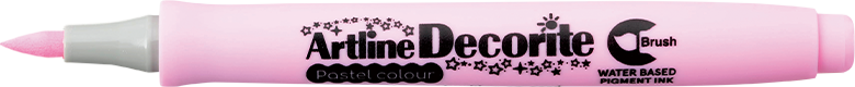 Artline Decorite Pincel rosa pastel