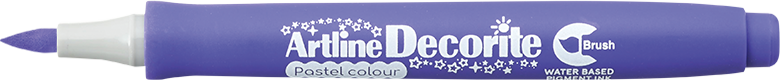 Artline Decorite Brush pastel morado