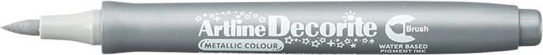 Artline Decorite Brush plata