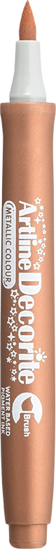 Artline Decorite brush bronce