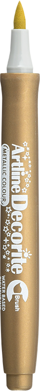 Artline Decorite brush gold