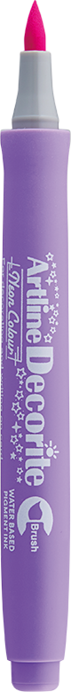 Artline Decorite brush neonpurple