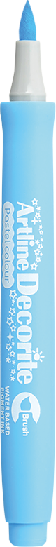 Artline Decorite brush azul pastel