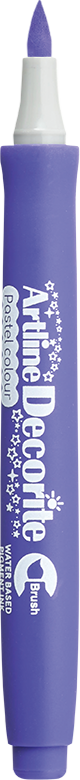 Artline Decorite brush pastelpurple